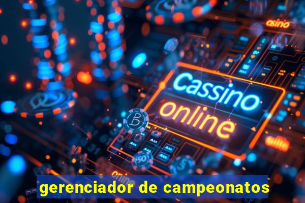 gerenciador de campeonatos